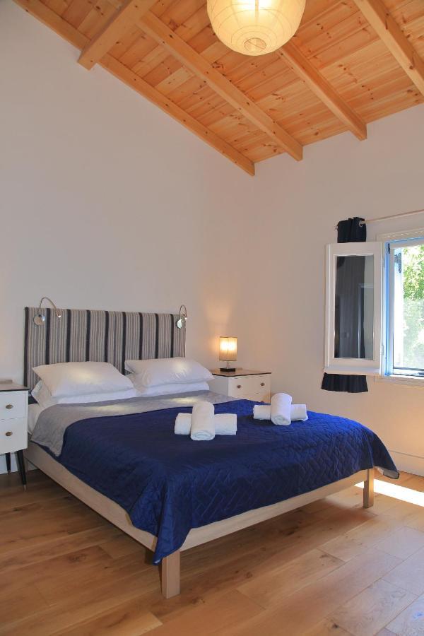 Blue Sky Cottage, Kanouli Beach Halikounas Exteriör bild