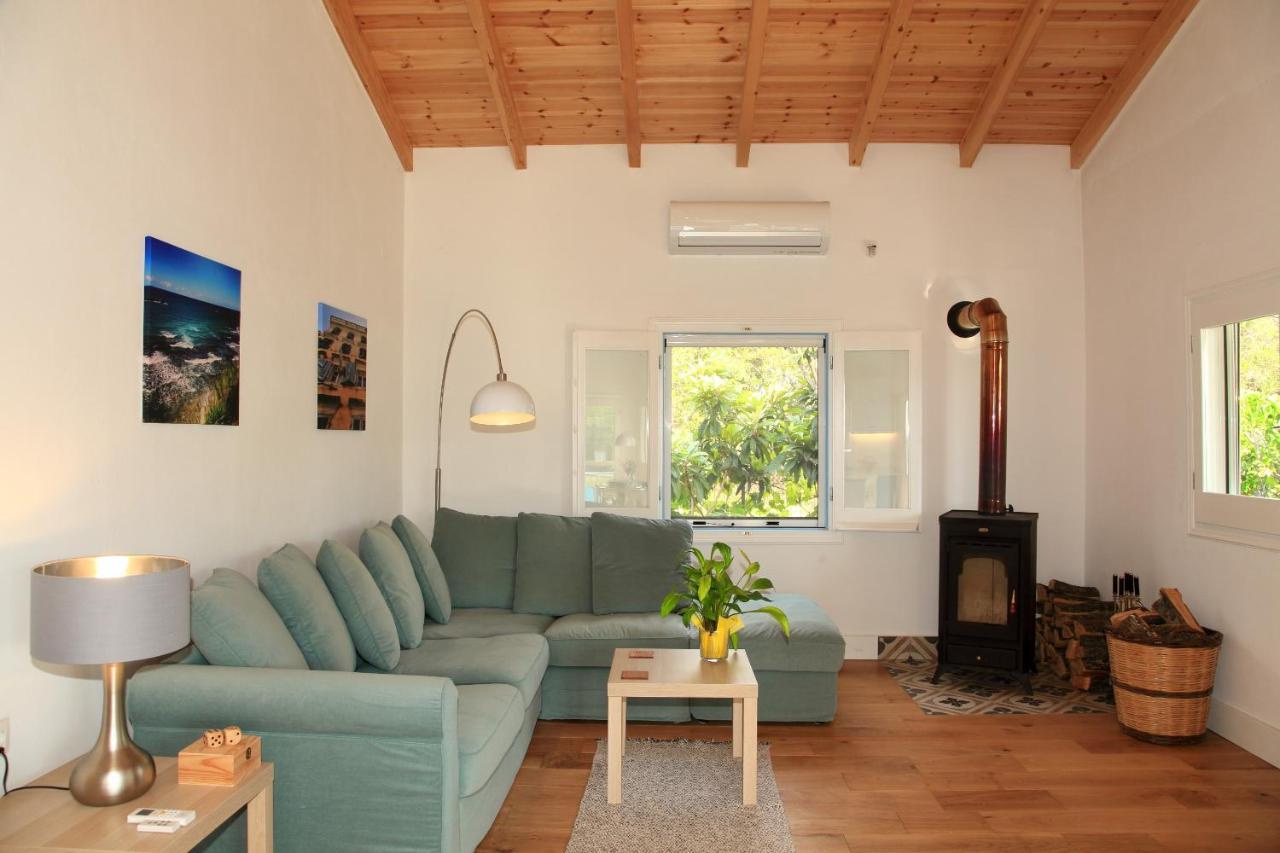 Blue Sky Cottage, Kanouli Beach Halikounas Exteriör bild