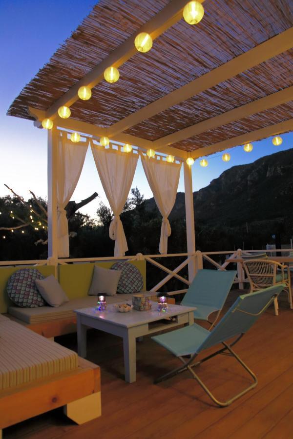 Blue Sky Cottage, Kanouli Beach Halikounas Exteriör bild